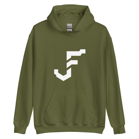 Chunky Logo Comfy Hoodie - Military Olive