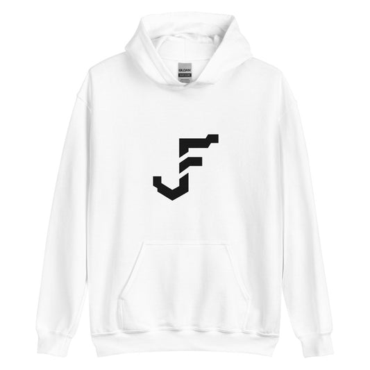 Chunky Logo Comfy Hoodie - White