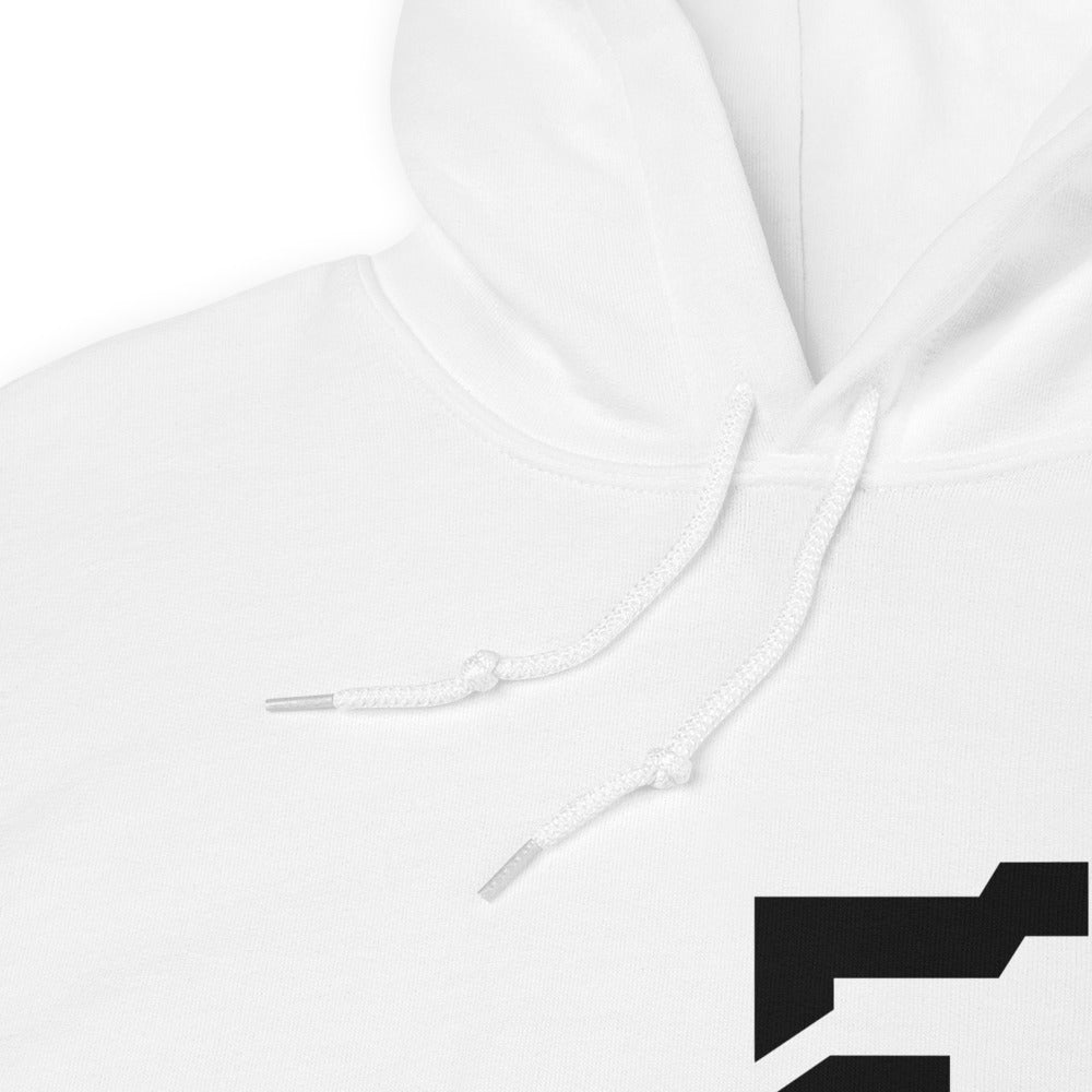 Chunky Logo Comfy Hoodie - White